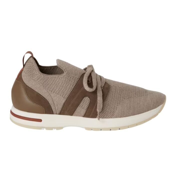 LORO PIANA 360 LP LADY FLEXY WALK SNEAKER DUSTY CAMEL