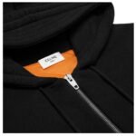 CELINE ZIPPED QUILTED HOODIE IN COTTON FLEECE