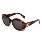 CELINE TRIOMPHE 14 SUNGLASSES IN ACETATE CLASSIC HAVANA