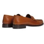 CELINE LUCO TRIOMPHE LOAFER IN POLISHED BULL TAN