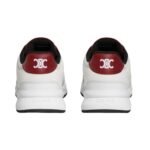 CELINE RUNNER CR 02 LOW LACE UP SNEAKER IN MESH CALFSKIN AND SUEDE CALFSKIN