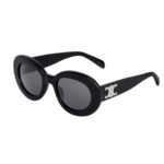 CELINE TRIOMPHE SKATE 01 SUNGLASSES IN ACETATE BLACK