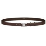 CELINE MEDIUM TRIOMPHE BELT IN TAURILLON LEATHER ECORCE