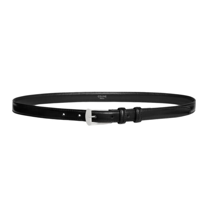 CELINE BC 02 18MM BELT IN TAURILLON LEATHER