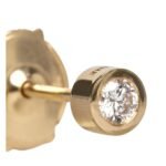 CELINE SENTIMENTAL BRILLANT STUD IN YELLOW GOLD AND DIAMOND