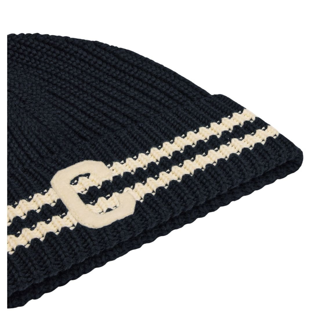 7 CELINE INITIAL BEANIE IN COTTON