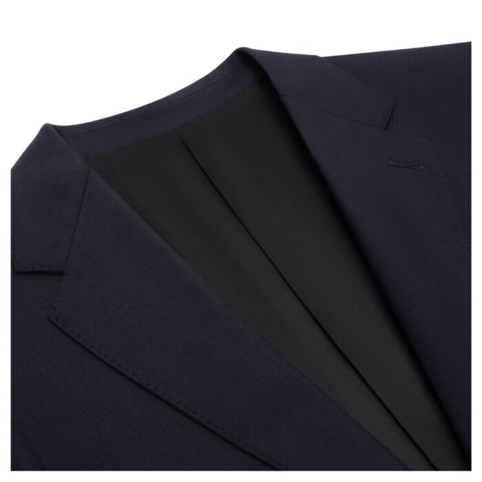 CELINE CLASSIC JACKET IN WOOL GABARDINE NAVY