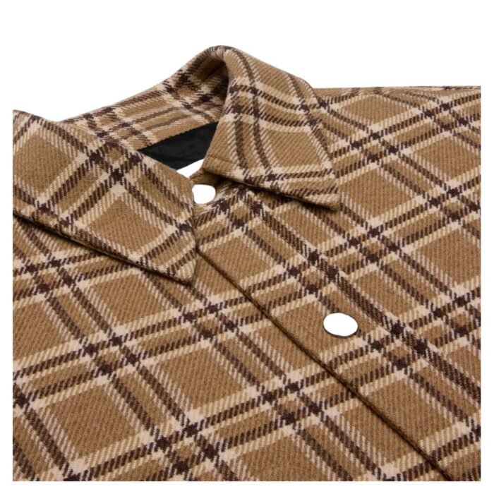 CELINE OVERSHIRT IN CHECKED WOOL