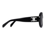 CELINE TRIOMPHE SKATE 01 SUNGLASSES IN ACETATE BLACK