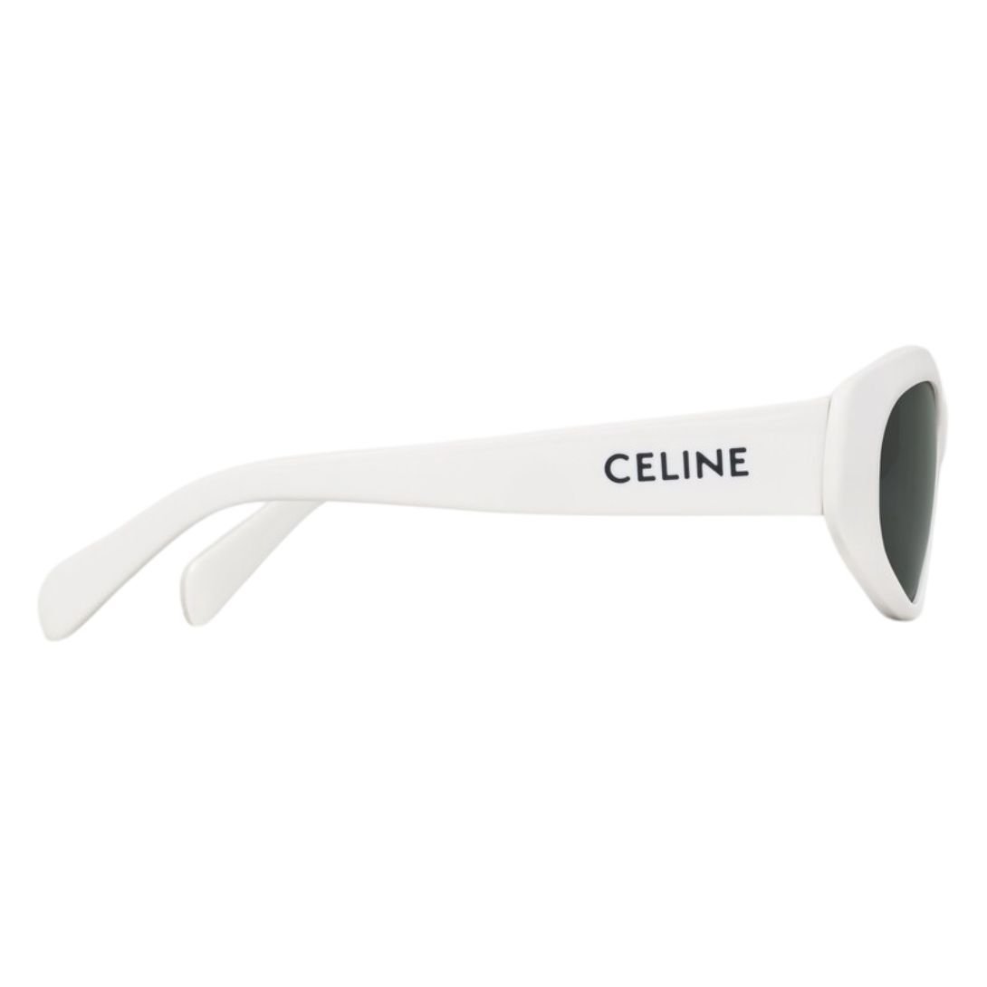 8 CELINE MONOCHROMS 07 SUNGLASSES IN ACETATE WHITE