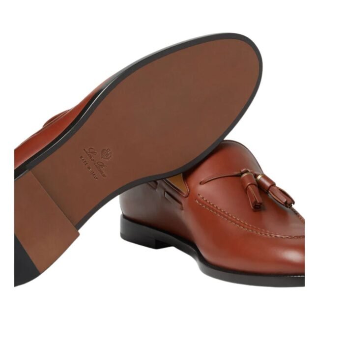 LORO PIANA FRANCIS WALK LOAFER PECAN SYRUP