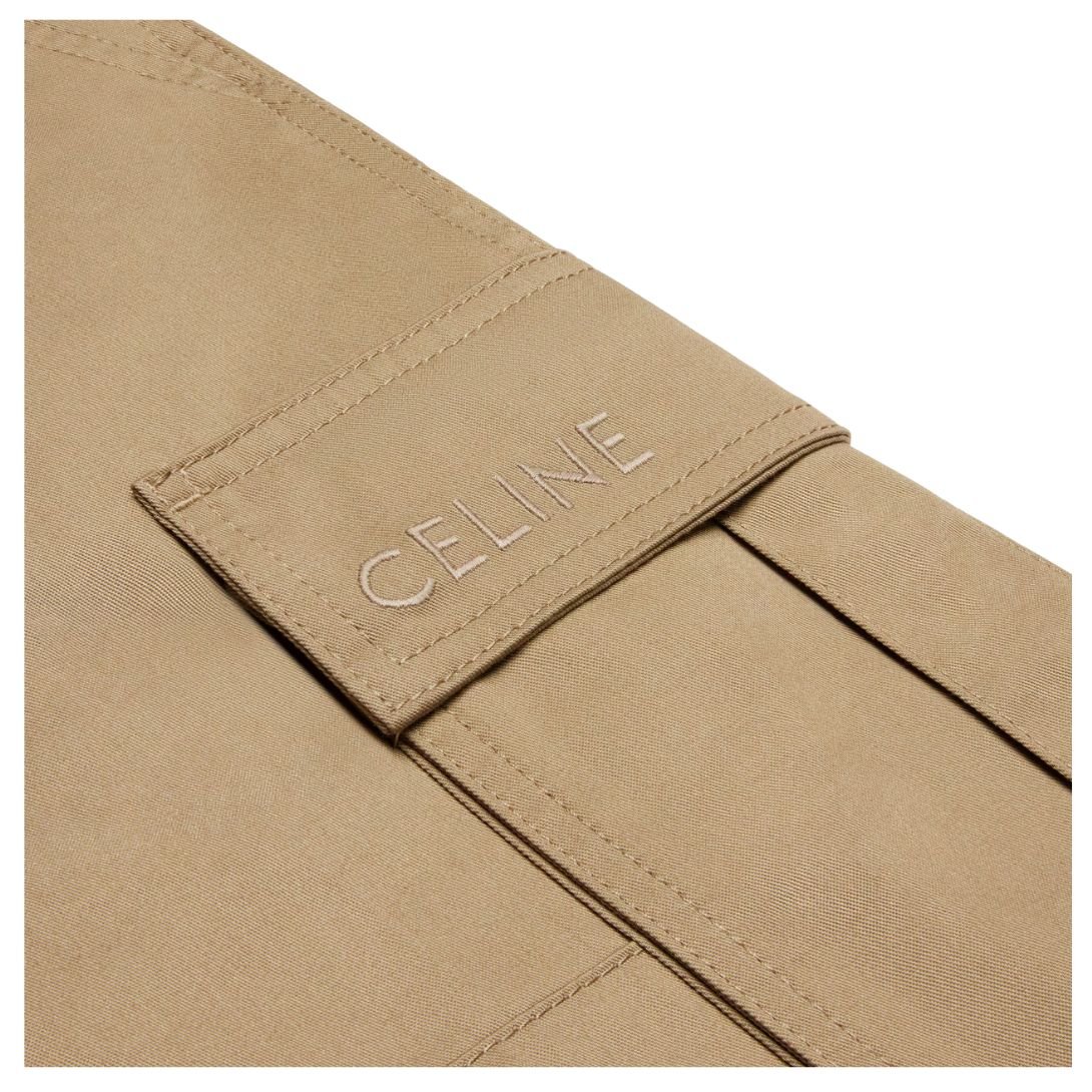 8 CELINE CARGO PANTS IN TECHNICAL COTTON BEIGE