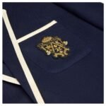 CELINE BLASON CLASSIC JACKET IN DIAGONAL WOOL