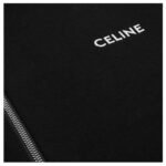 CELINE ZIPPED QUILTED HOODIE IN COTTON FLEECE