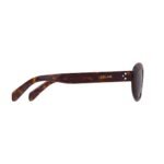 CELINE CAT EYE S310 SUNGLASSES IN ACETATE RED HAVANA