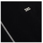 CELINE TRIOMPHE TRACKSUIT JACKET IN VELVET JERSEY BLACK