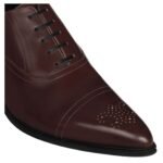 CELINE JUDE PERFORATED OXFORD IN POLISHED BULL DARK BROWN