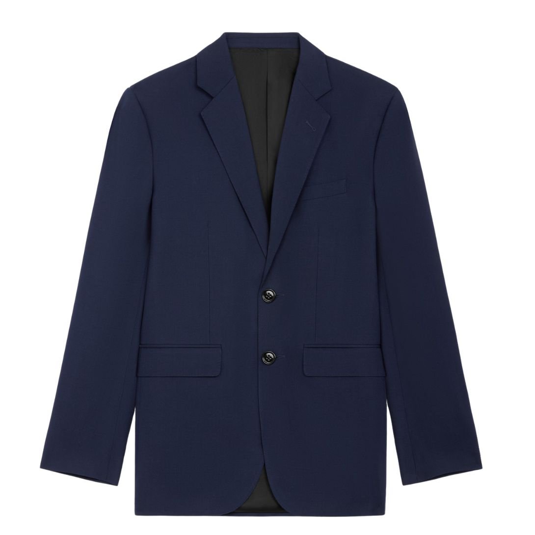 9 CELINE CLASSIC JACKET IN WOOL GABARDINE BLACK